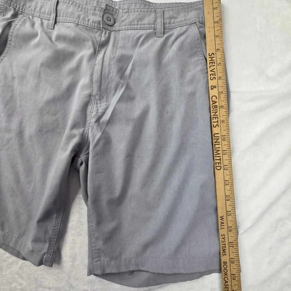 Quiksilver Hybrid Shorts Mens‎ 34 Gray Heathered Amphibian Walk Shorts Good